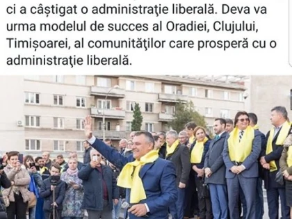 Primarul PNL de la Deva se delimitează de Gheorghe Falcă