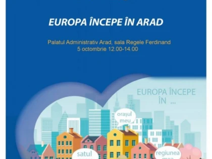 Primul dialog local organizat de Comitetul Regiunilor la Arad