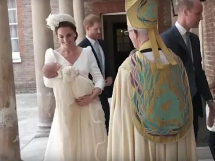 Prințul Louis a fost botezat