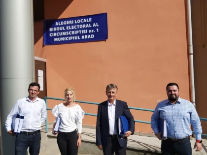 PRO România a depus candidaturile pentru Primăria Aradului