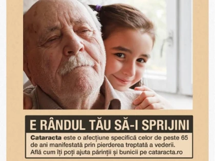 PROCENTAJUL PACIENTILOR ROMANI OPERATI DE CATARACTA ESTE APROAPE JUMATATE FATA DE MEDIA TARILOR UE