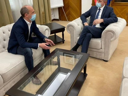 Proiectele Aradului au fost prezentate vicepremierului Dan Barna