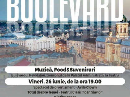 Promenadă, gastronomie și programe artistice la o nouă ediție Open Boulevard
