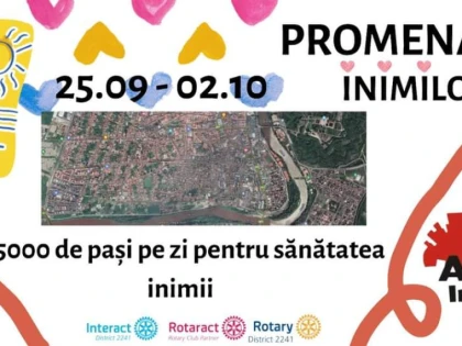 Promenada Inimilor, un proiect în care arădenii sunt invitați să facă pași