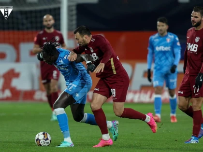 Punct ochit, punct lovit: UTA a ținut-o în șah pe CFR Cluj, în deplasarea din Gruia!