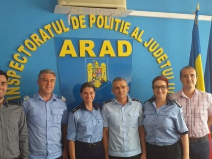 Purtătorul de cuvânt al ISU Arad a primit distincția pentru merite deosebite, de Ziua Comunicatorilor MAI