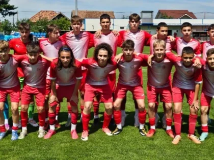 Puștii U15 de la Viitorul Arad au spulberat Reșița și sunt la un pas de careul de ași