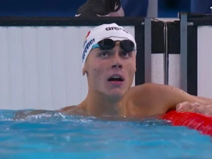 Rachetă spre paradis! Uriașul David Popovici este campion olimpic în proba de 200 de metri