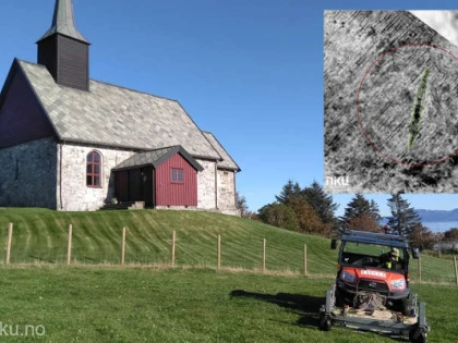 Rămăşiţele unei nave, posibil vikinge, descoperite într-un sit funerar din vestul Norvegiei