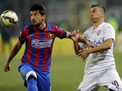 RAPID A INVINS STEAUA , IN PRIMUL DERBY AL RETURULUI LIGII 1