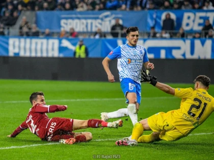 Rapidul frânează în cursa spre titlu din SuperLiga, cinci echipe în lupta pentru două locuri de play-off!