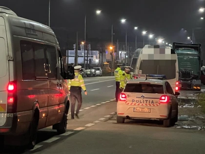 Razie a polițiștilor de la Rutieră, în municipiu și județ. Zeci de șoferi au rămas fără permis