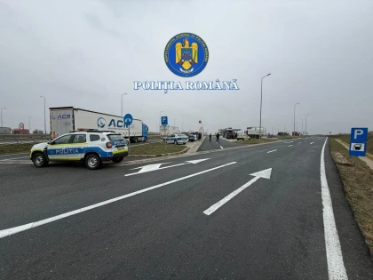 Razie de amploare pe Autostrada A1 Deva–Nădlac. 183 de amenzi și 7 permise reținute într-o singură zi
