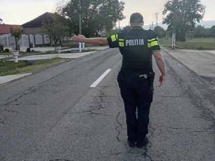Razie în zona orașului Sebiș. Cinci șoferi au rămas fără permis de conducere