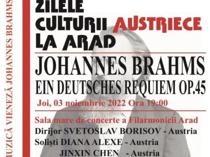 Recviemul German, de Johannes Brahms, într-o interpretare de excepție la Filarmonica din Arad