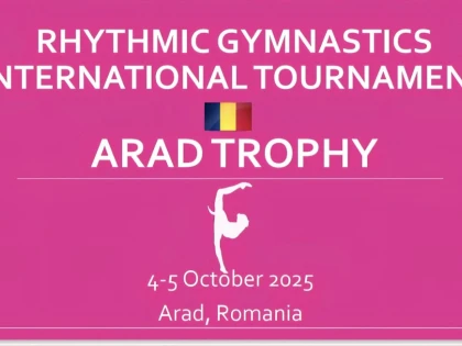 Regal al gimnasticii ritmice, în weekend! Arad Trophy va avea loc la Sala Polivalentă