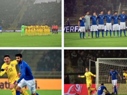 REMIZA DE PRESTIGIU PENTRU TRICOLORI: ITALIA - ROMANIA 2-2, INTR-UN MECI AMICAL