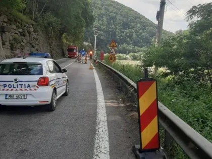 Restricții de circulație luni și marți pe Valea Oltului