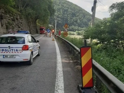 Restricții de trafic pe DN7 între Râmnicu Vâlcea și Sibiu. Camioanele de peste 7,5 tone, interzise până în iunie