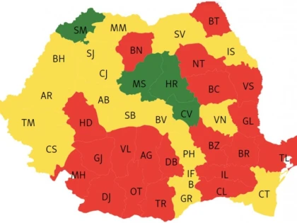Rezultate alegeri locale 2020. Harta Consiliilor Judeţene