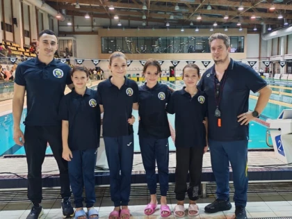 Rezultate remarcabile pentru CSS Gloria Arad la Campionatul Național de Poliatlon la înot, de la Brașov