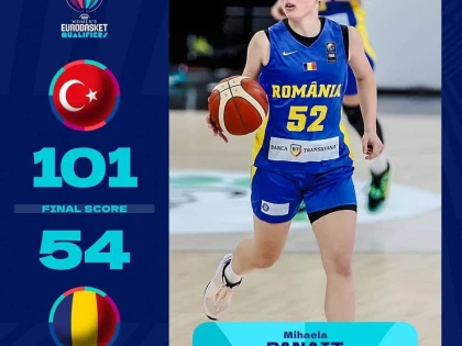 România a fost surclasată în preliminariile EuroBasket! Jucătoarele Aradului, printre cele mai active tricolore