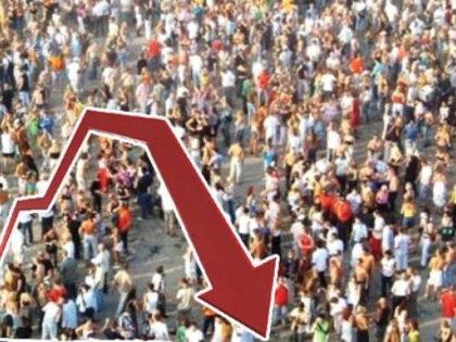 România a înregistrat un spor negativ de 8.308 de persoane, în februarie 2017