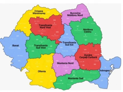 România ar putea avea 15 județe în loc de 41