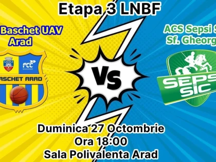 S-au pus în vânzare biletele pentru derby-ul de duminică, dintre FCC UAV Arad și Sepsi