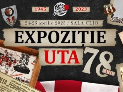 Sala Clio găzduiește expoziția aniversară „UTA Arad 78 ani”. Sărbătoare și în alb și roșu, după Paște