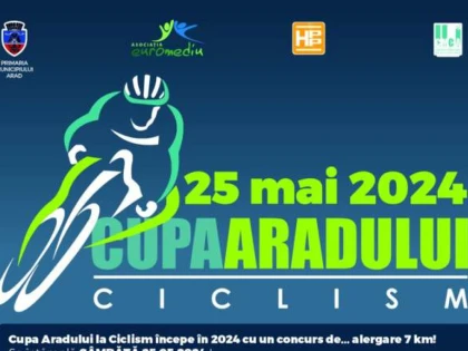 Sâmbătă are loc în centrul municipiului Cupa Aradului la ciclism și cros