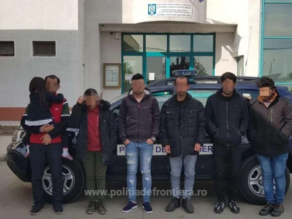 Şapte cetățeni străini, prinși în timp ce încercau să treacă ilegal frontiera cu Ungaria