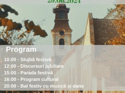 Sărbătoare în Sânpetru German: 300 de ani de la atestarea șvabilor şi 250 de ani de la sfinţirea Bisericii Romano-Catolice
