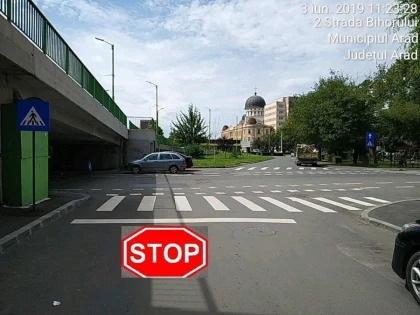 Schimbare de prioritate în zona podului din Grădiște