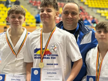 Școala arădeană de judo a obținut șapte medalii naționale la categoriile sub 13 și 15 ani