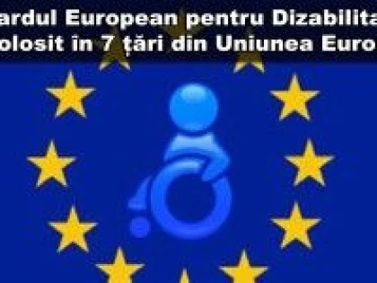 SE POT DEPUNE CERERI PENTRU ELIBERAREA CARDULUI EUROPEAN PENTRU DIZABILITATE