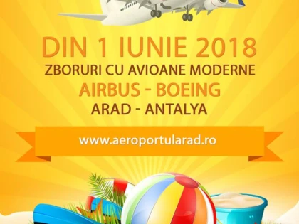 Se reiau cursele estivale de pe Aeroportul arădean