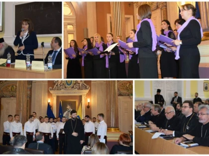 Seara corurilor din Arhiepiscopia Aradului, la Târgul de Crăciun