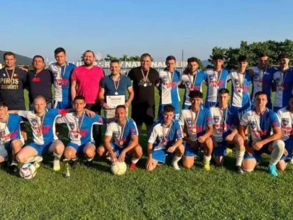 Sebișul a promovat în Liga a IV-a în anul centenarului, echipa a fost premiată de președintele AJF Arad