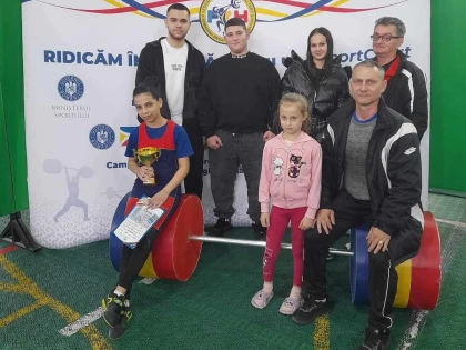Secția de haltere a CSM-ului arădean și-a făcut treaba la Cupa României U20 și selecția juniorilor III