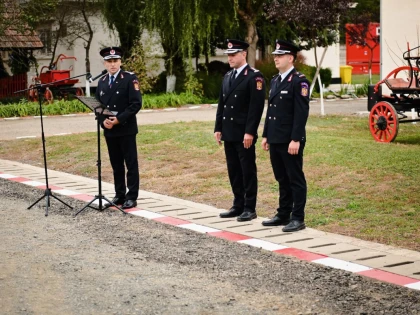 Secția de Pompieri Bârzava are un nou comandant