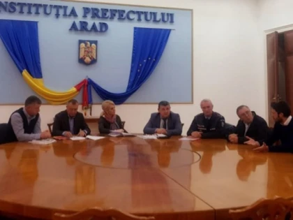 Ședință de lucru la Prefectura Arad pe tema stării DN 7