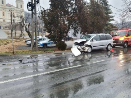 Șeful Poliției Orașului Lipova este în comă, după accidentul de dimineață