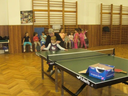 Selecţie pentru copii, la secţia de tenis de masă a CSM Arad