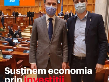Sergiu Vlad (USR): Susținem economia prin investiții în infrastructură