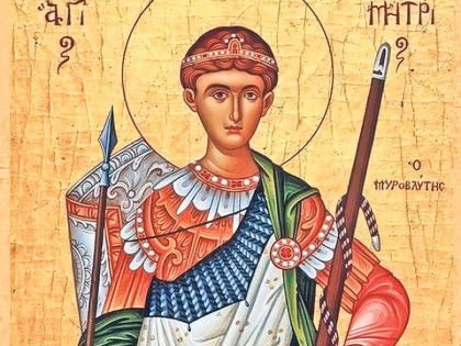SFANTUL DIMITRIE IZVORATORUL DE MIR, LUMINA, INTELEPCIUNE SI NADEJDE