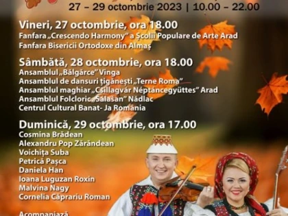 Sfârșit de octombrie cu Festivalul Toamnei, la Consiliul Județean