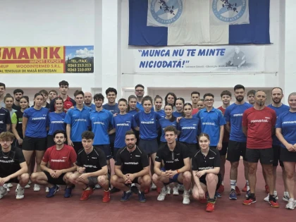 Sferlea și Madar se pregătesc de startul Europenelor de tenis de masă pentru juniori (FOTO)