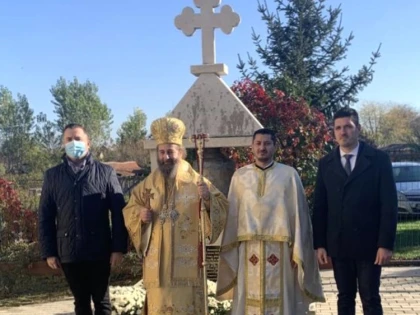 Sfințirea Monumentului Eroilor Români de la Săcal, Ungaria