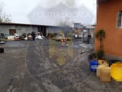 Şi-a dat foc la maşină în propria curte. S-a ales cu amendă